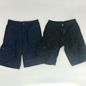 Boys Cargo Shorts Lot 2 Sz 14